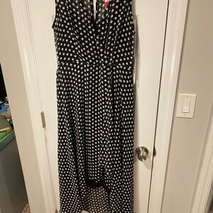 NWT Black and White Polka Dot Dress